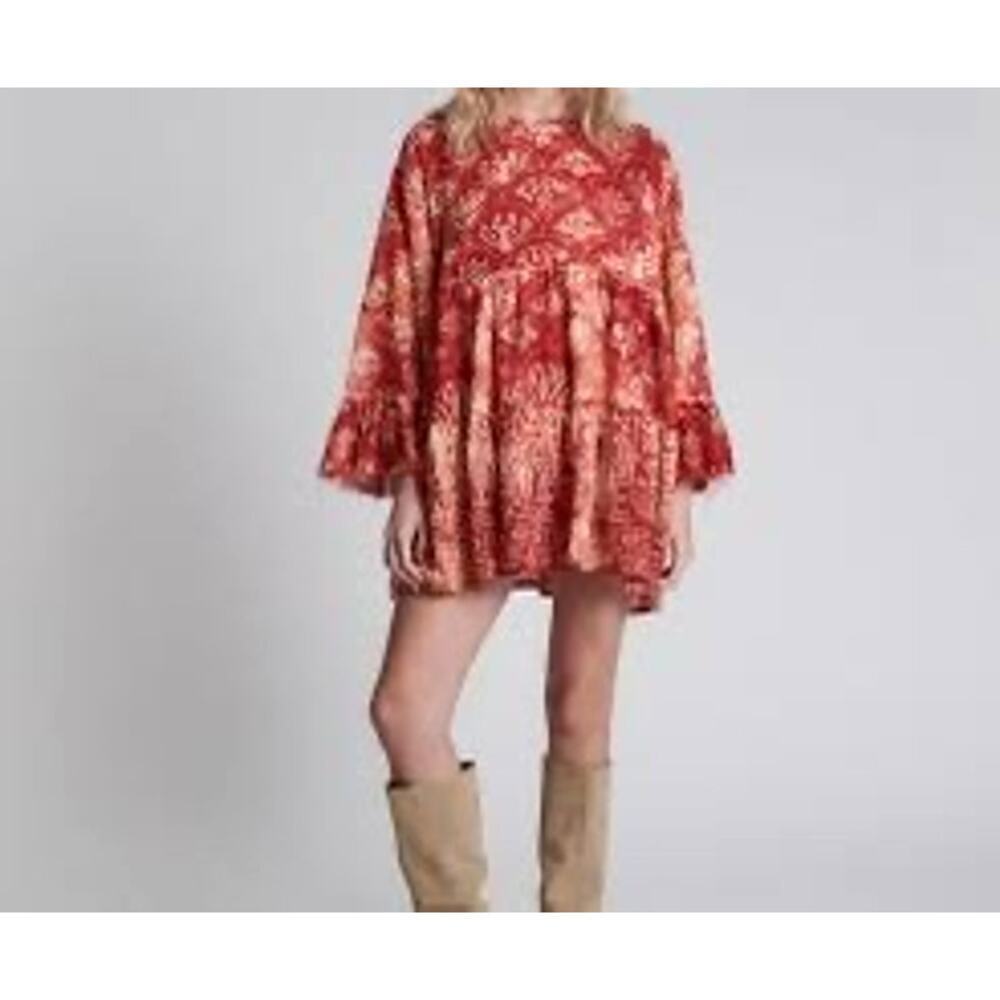 Free People‎ x One Teaspoon Babylon Garden Magique Mini Dress Size XL NWT